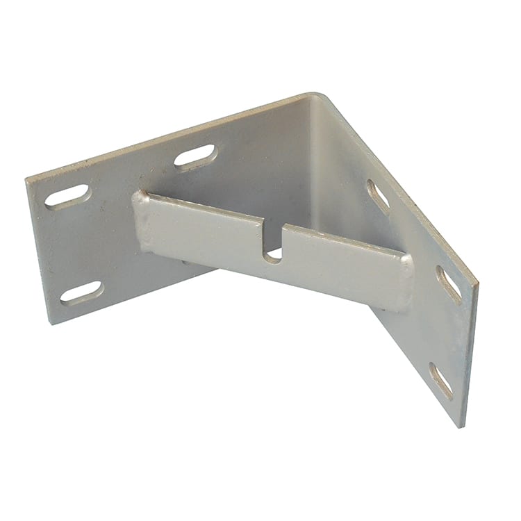 Inside Corner, w/ Brace & Slot Hole, HD, Gal (DE99001F)