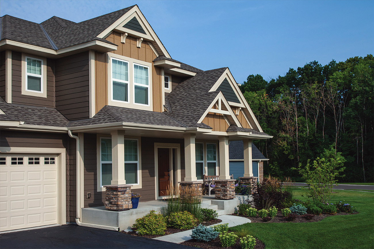 LP smartside finished house example