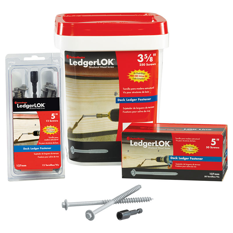 ledgerLOK deck fasteners