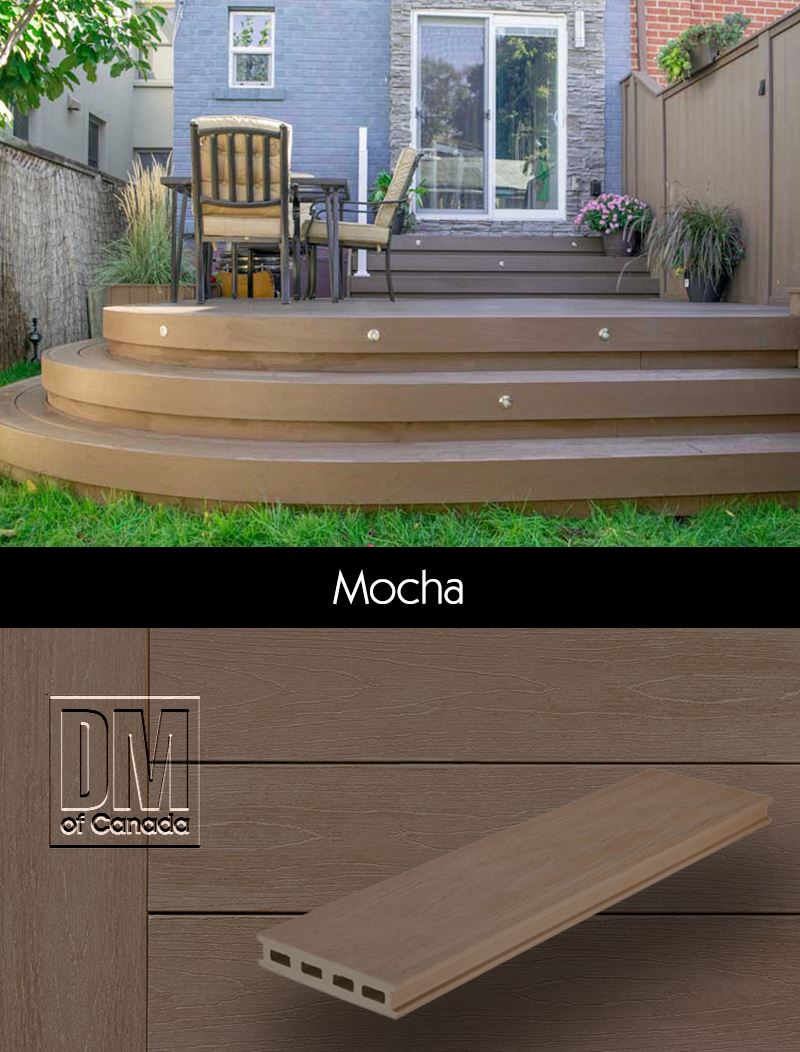TruNorth solid decking colour, Mocha